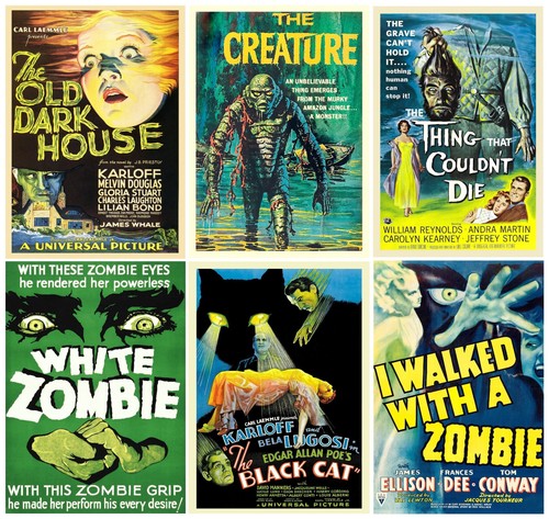 Horror sci movie posters - sci,