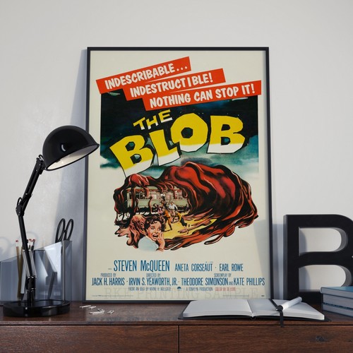 The blob 1958 movie poster - blob,