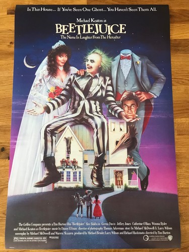 Movie poster beetlejuice 430mm - poster,