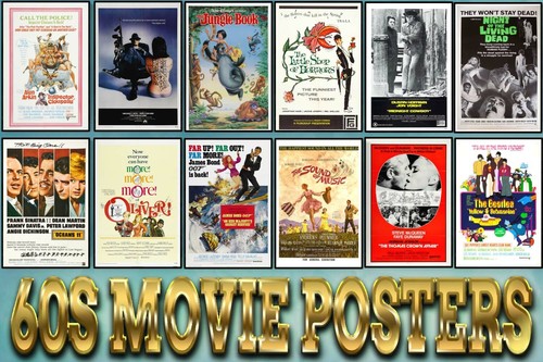 Classic movie posters - posters, 60s