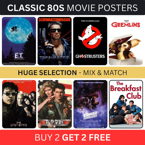 Classic 80s film posters movie - posters,