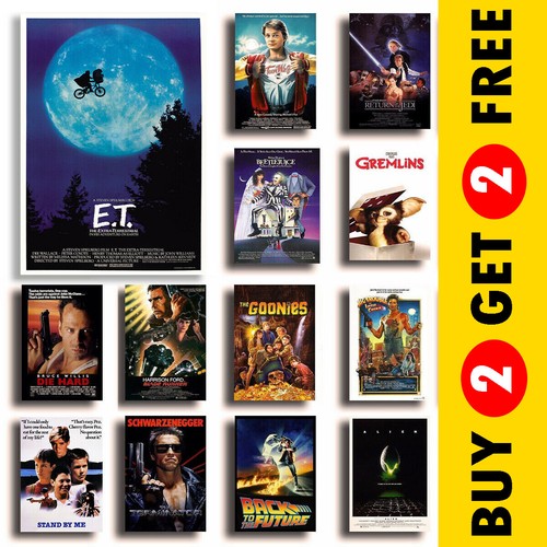 Classic 80s film posters movie - film,