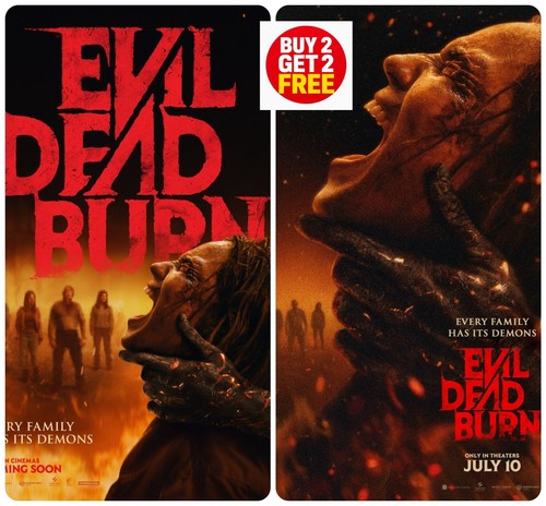 Evil dead burn movie - movie, posters