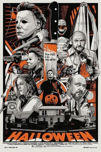 Halloween horror movie - halloween, collage
