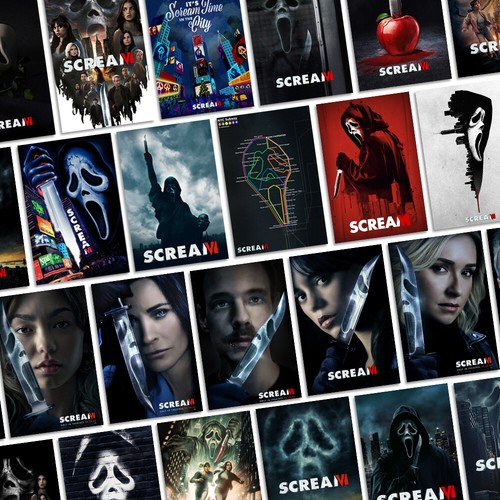 Scream poster art cinema - 6,