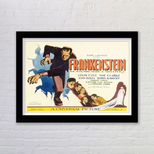 Frankenstein movie poster - frankenstein,