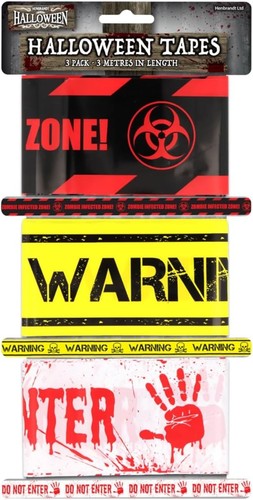 Halloween warning tape - halloween,