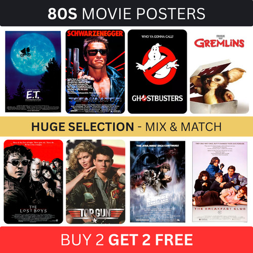 Classic 80s film posters movie - 80s,