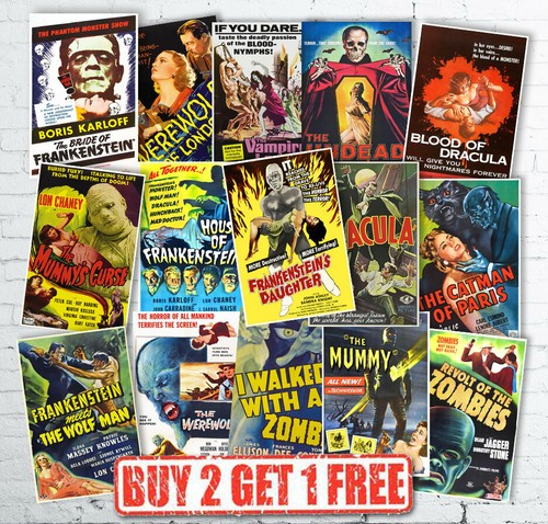 Vintage retro classic horror - retro,