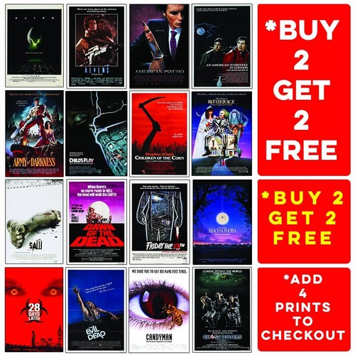 Horror movie posters retro - posters,