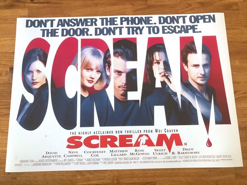 Movie poster scream - scream, 420mm